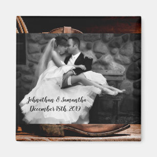 Aimant Photo Personnalisé Boots Cowboy Boots Grang