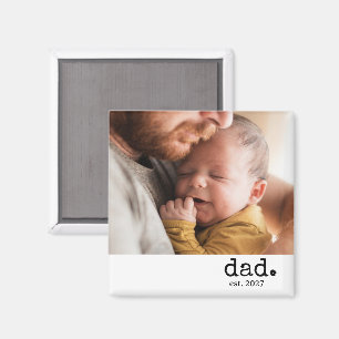 Aimant Photo personnalisé de Papa établi