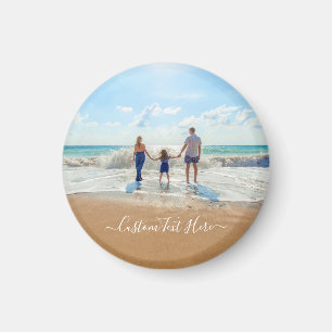 Aimant Photo Personnalisé Texte Unique Votre Propr