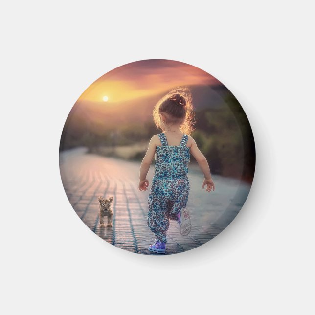 Aimant Photo personnalisée (Devant)