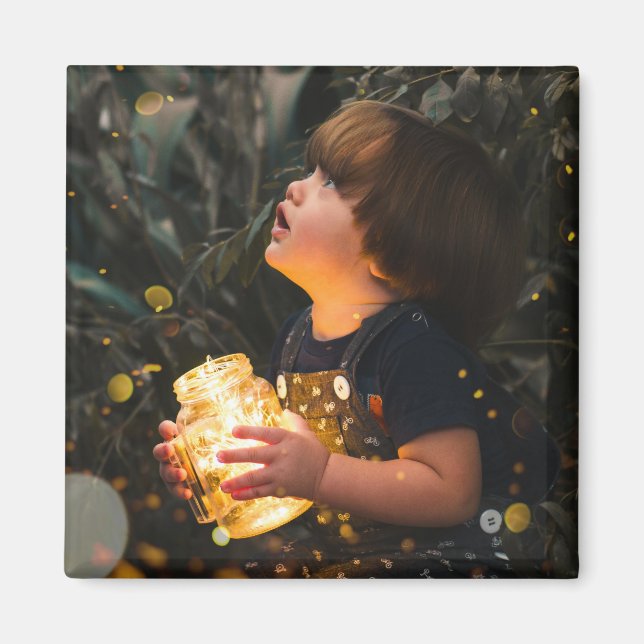 Aimant Photo personnalisée (Devant)