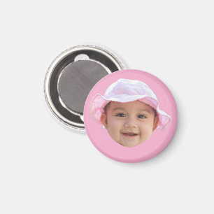 Aimant Photo personnalisée pour bébé, Photo bébé visage r