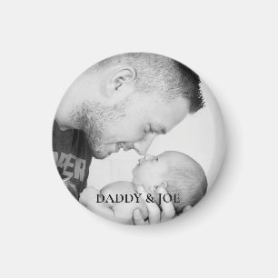 Aimant Photo personnelle du père et du fils