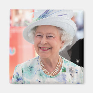 Aimant Photo professionnelle de HM Queen Elizabeth II Abu