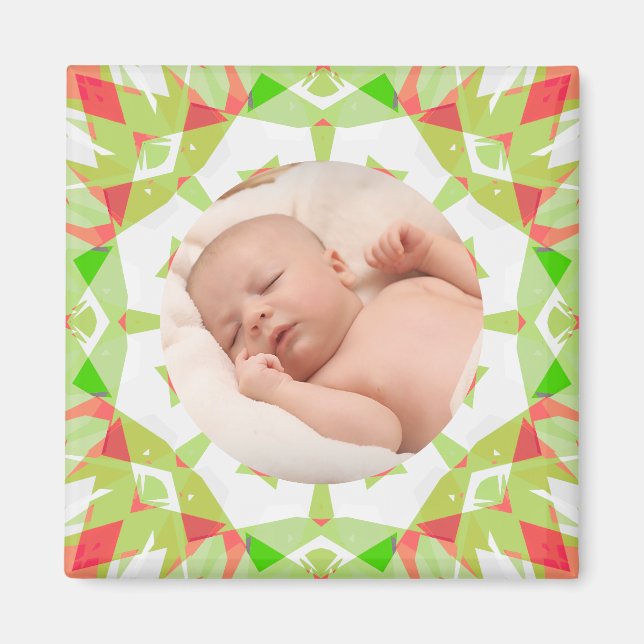 Aimant Photo Soft Pretty Green personnalisée (Devant)