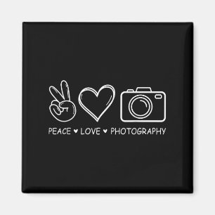 Aimant Photographe Photo Harmonie - Peace Love Photograph