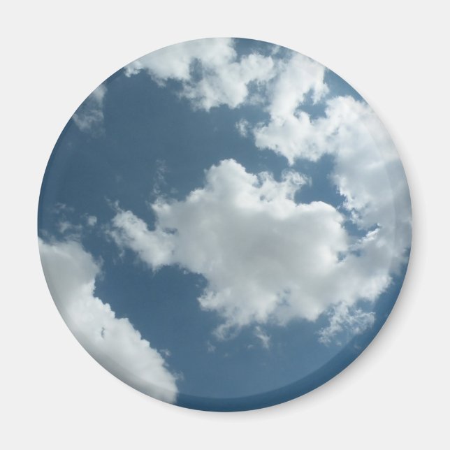 Aimant Photographie abstraite de ciel nuageux (Devant)
