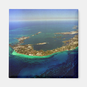 Aimant Photographie aérienne des Bermudes