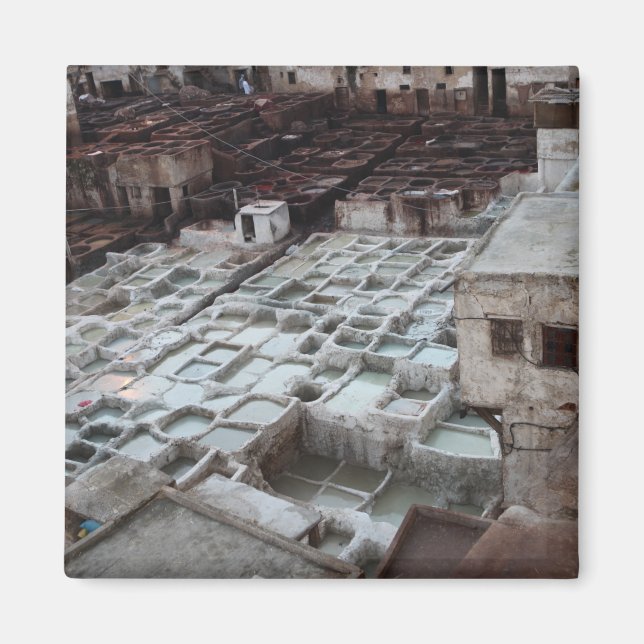 Aimant Photographie de rue au Maroc (Devant)