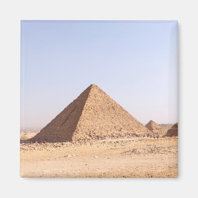 Aimant Photographie des pyramides de Gizeh (Devant)