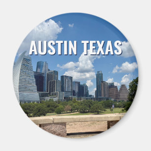Aimant Photographie du ciel de la ville d'Austin Texas