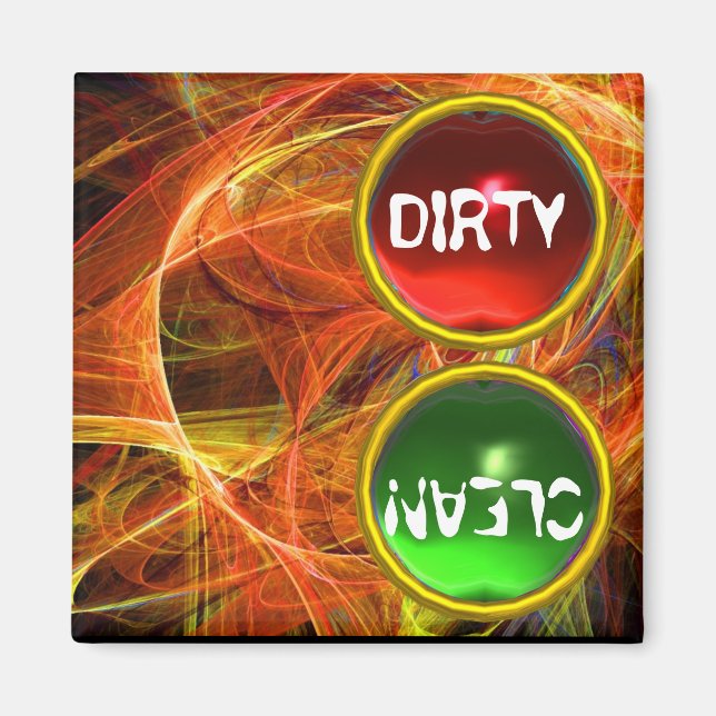 Aimant PHOTON FROID ET GEMS VERT ROUGE SÈCHE Nettoyant (Devant)