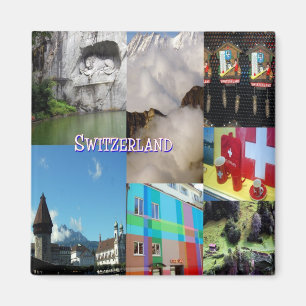 Aimant Photos colorées de Suisse par Celeste Sheffey