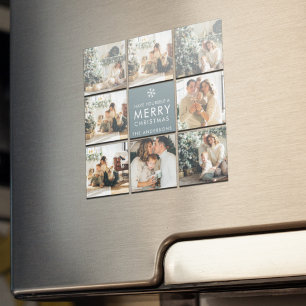 Aimant Photos Multi Holiday   Merry Christmas
