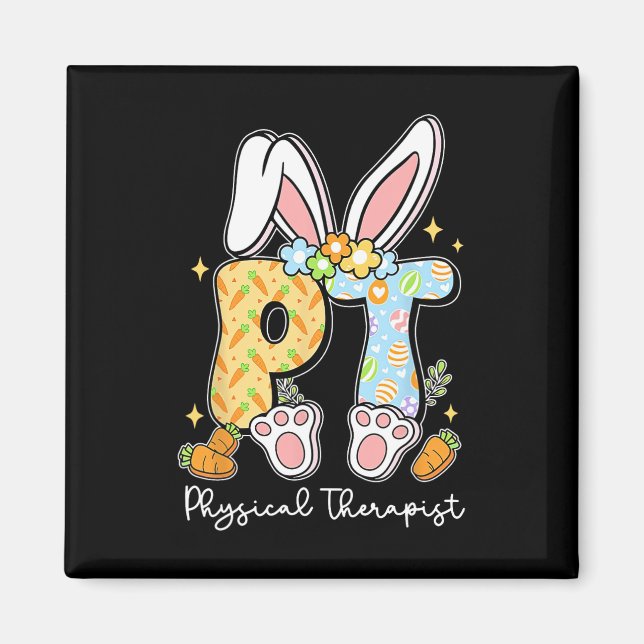Aimant Phytothérapeute Pt Thérapie Physique Bunny Easte (Devant)