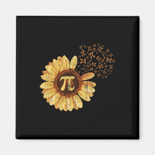 Aimant Pi Apparel Pi Jour Sunflower Attire Math Drôle Cad
