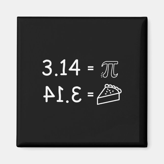 Aimant Pi Conspiration Pie Fun Pi Day Math (Devant)