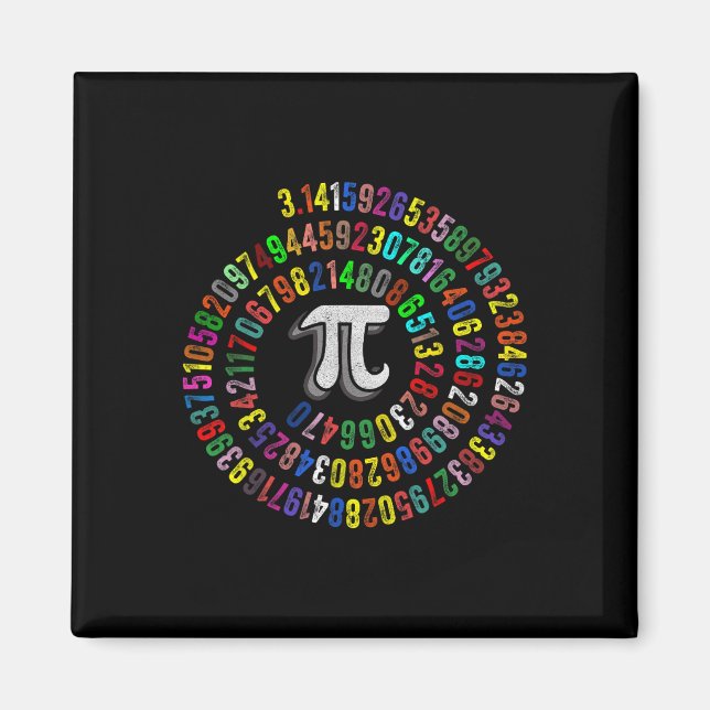 Aimant Pi Day 3.14159 Pi Symbole Enseignant Sciences Et M (Devant)