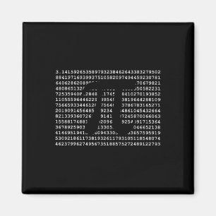 Aimant Pi Day 3.14 Cool Funny Nerd Geek math