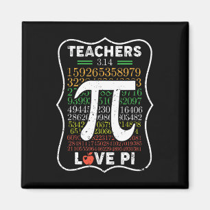 Aimant Pi Day 3.14 Enseignants Aimer Pi Math Enseignants