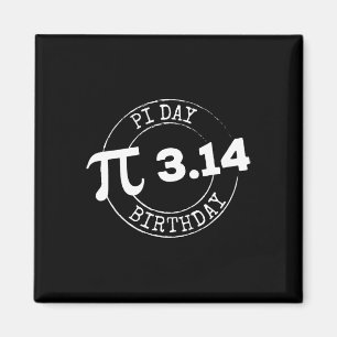 Aimant Pi Day Anniversaire 3 14 Mars 14 Math Nerd Geeky C