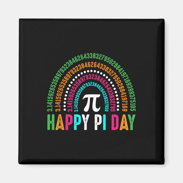 Aimant Pi Day Celebration Math Science Funny Enseignant C (Devant)