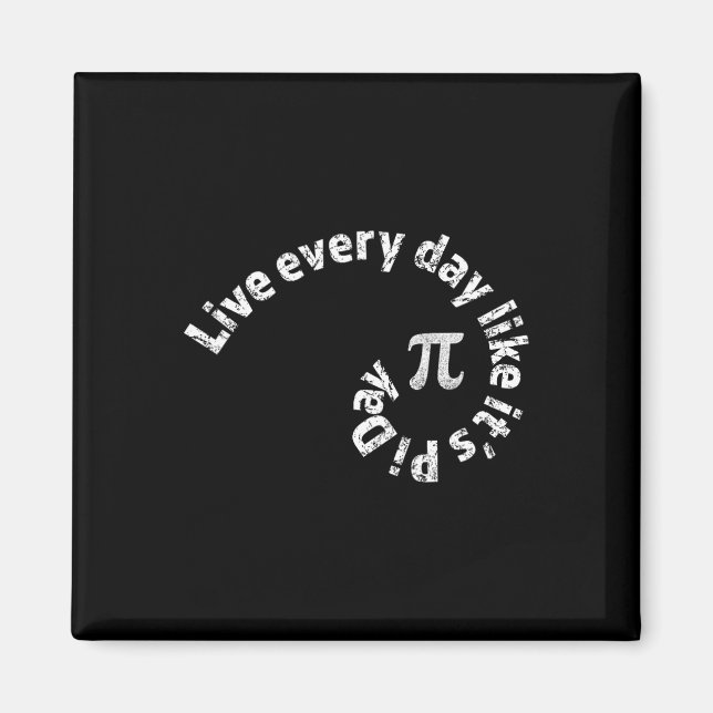 Aimant Pi Day Chaque Jour Mathématiques Calculs Géométrie (Devant)