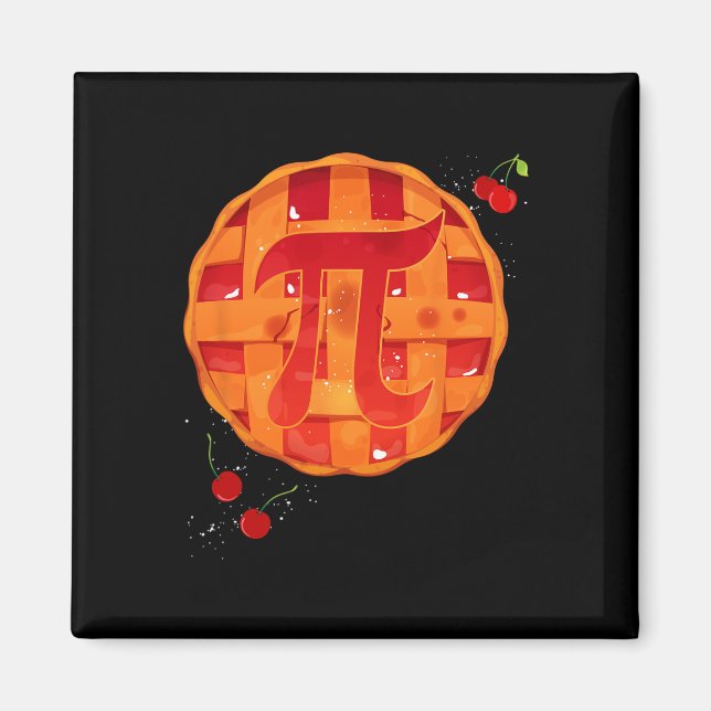 Aimant Pi Day Cherry Pie Math Enseignant Funny Thanksgivi (Devant)
