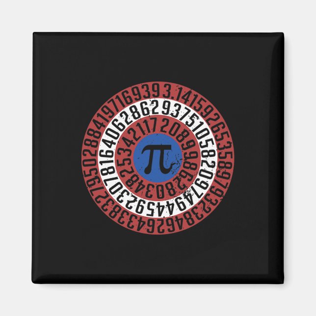 Aimant Pi Day Drôle Geek Nerd Math Algebra Étudiant Teach (Devant)