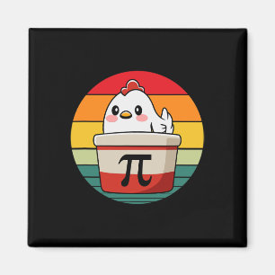 Aimant Pi Day Picken Pot Pie Funny Math Enseignant Nerd G