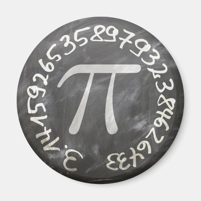 Aimant Pi Day PiDay Chalkboard Education (Devant)
