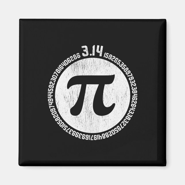 Aimant Pi Day Pour Les Enseignants En Mathématiques (Devant)