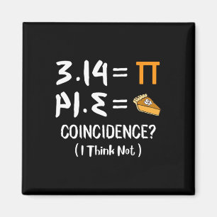 Aimant Pi égale tarte drôle Math jeu Pi Jour cadeau