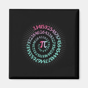 Aimant Pi Jour Math Geek Nerd 3.1415 Numéro Irrationnel P