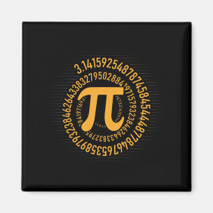 Aimant Pi Jour Math Geek Nerd 3.1415 Numéro Irrationnel P