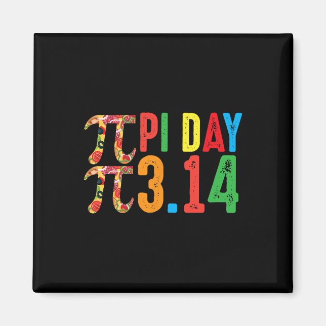 Aimant Pi Math Science Stem Don 3.14 Pi Jour 2 (Devant)