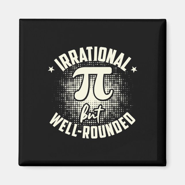 Aimant Pi Mathématiques Mathématiciennes Irrationnelles M (Devant)