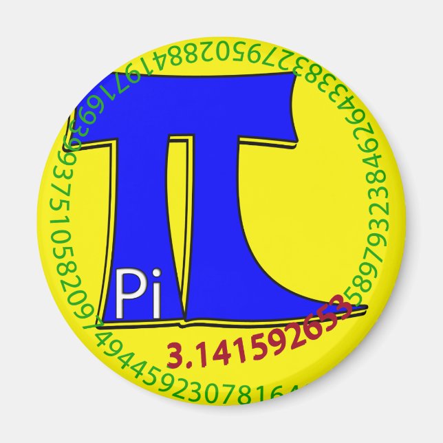 Aimant Pi Symbole 3.14 Ultimate (Devant)