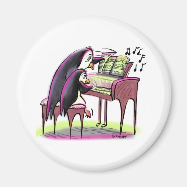 Aimant pIaNo pEnGuInS (Devant)