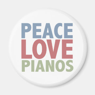 Aimant Pianos d'amour de paix
