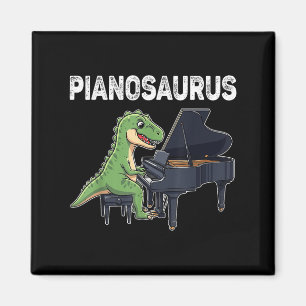 Aimant Pianosaurus Dinosaure Drôle Jouer Piano Kids Musi
