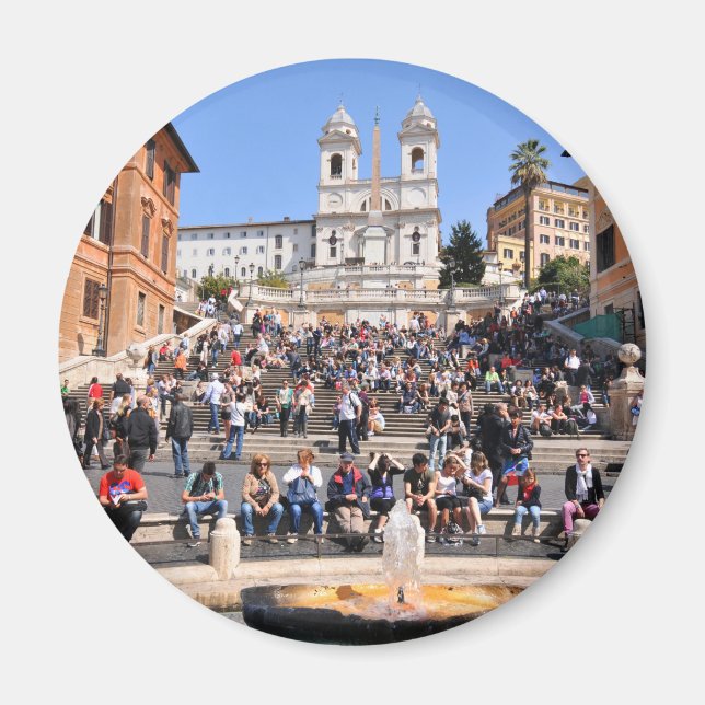 Aimant Piazza di Spagna, Rome, Italie (Devant)