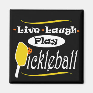 Aimant Pickleball Cadeau Live Lauder Jouer Pickle Ball