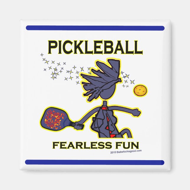 Aimant Pickleball Fearless (Devant)
