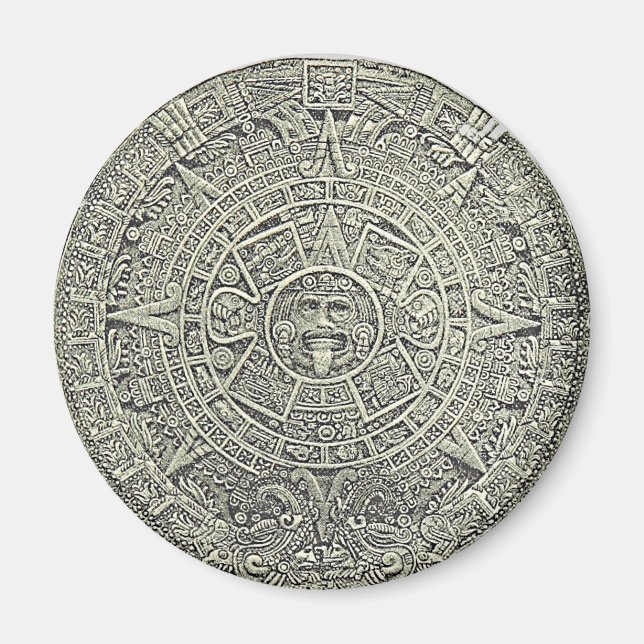 Aimant Pièce Calendrier Aztec (Devant)
