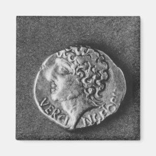 Aimant Pièce de monnaie soutenant l'effigie de