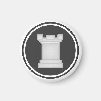 Aimant Pièce d'échecs blanc Roche