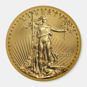Aimant Pièce d'Or Lady Liberty US