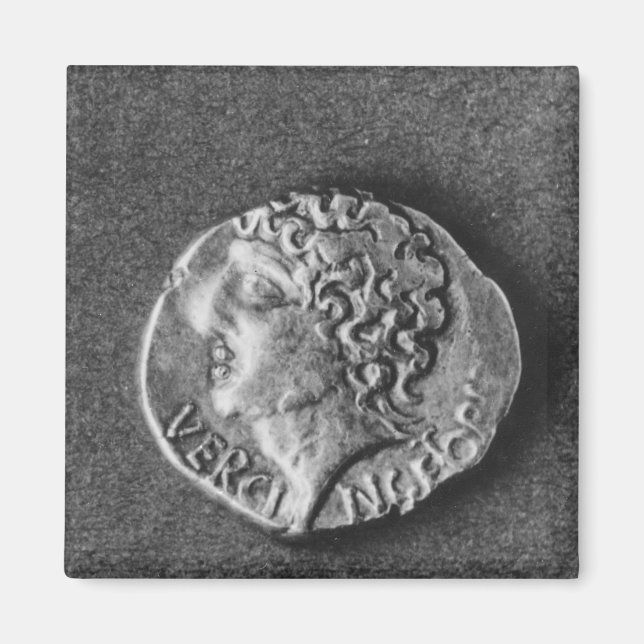 Aimant Pièce portant l'effigie de Vercingetorix (Devant)