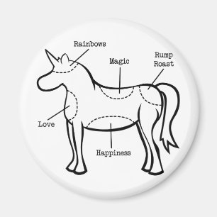 Aimant Pièces de licorne